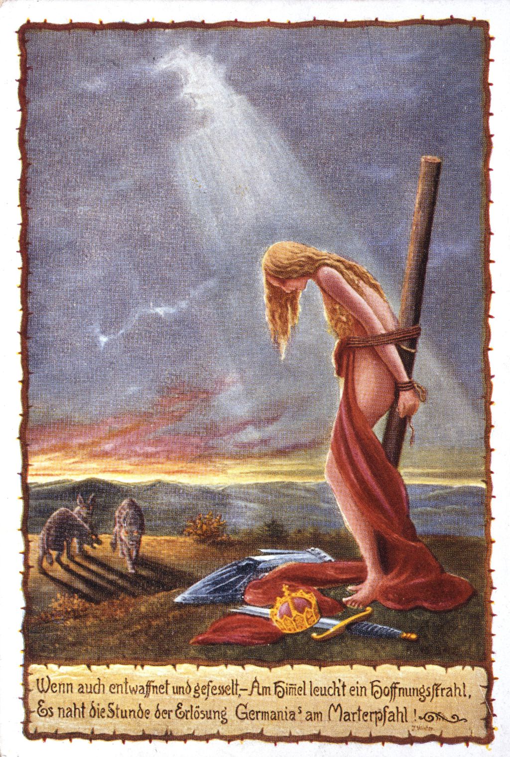Germania am Marterpfahl